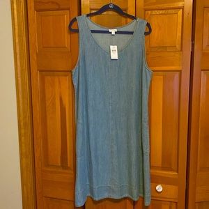 NWT J.Jill Denim Dress with Pockets